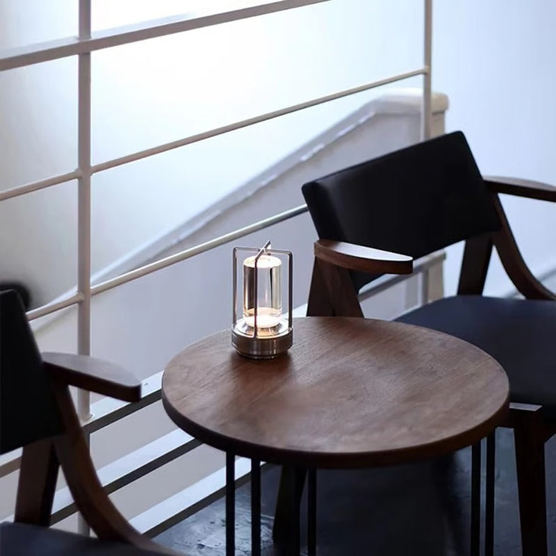 Portable Crystal Glow Lamp with Rechargeable Battery and Touch Control
