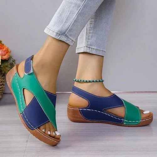 Everyday Slip-On Sandals with Cushioned Footbed and Grip Sole
