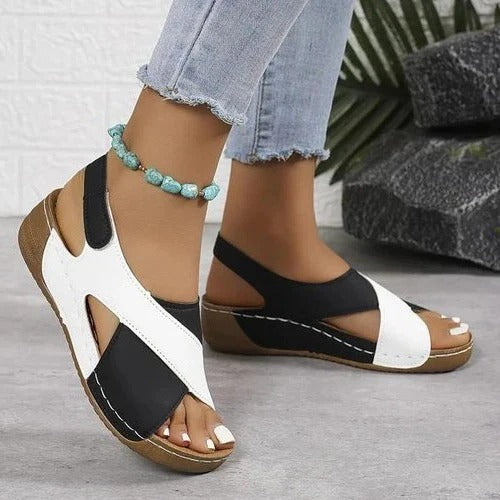Everyday Slip-On Sandals with Cushioned Footbed and Grip Sole