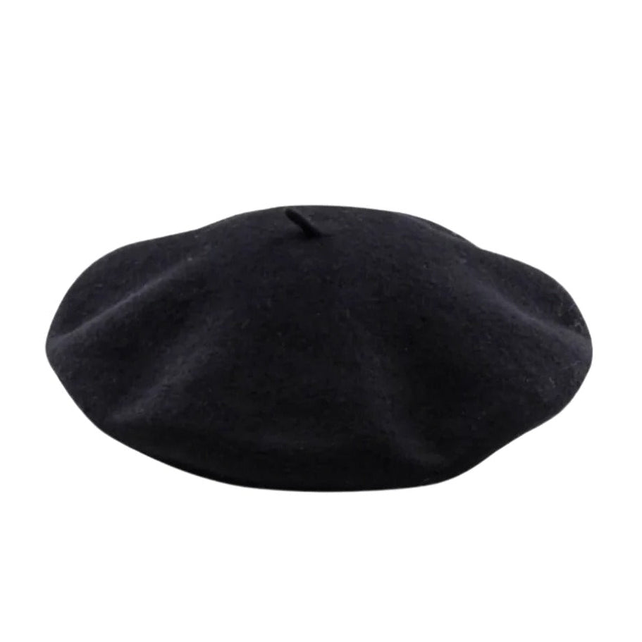 Chic Wool Beret for Women and Girls with Cozy Elastic Band