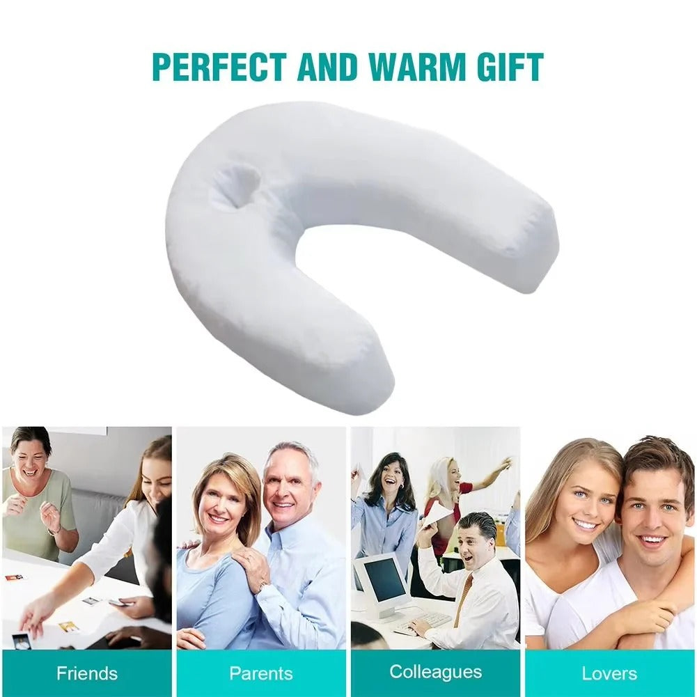 U-Shaped Comfort Pillow for Side Sleepers