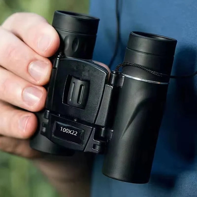 Ultra Compact 100x22 High-Definition Binoculars for Outdoor Adventures