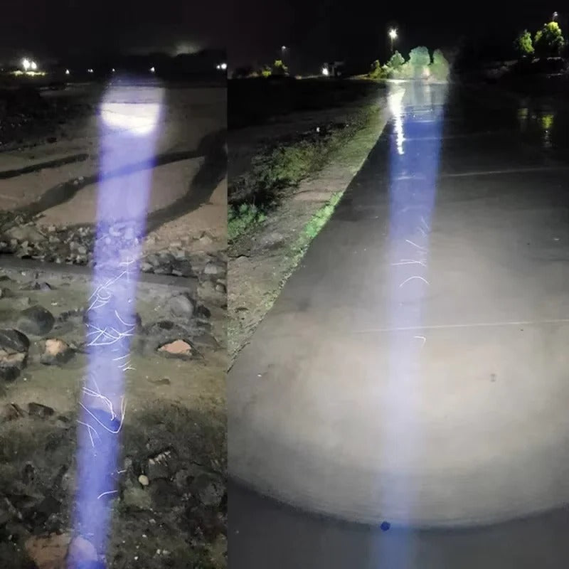 Versatile Rechargeable LED Torch with Adjustable Focus