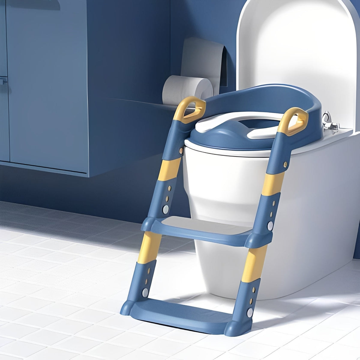 Compact Toddler Toilet Training System with Step Ladder