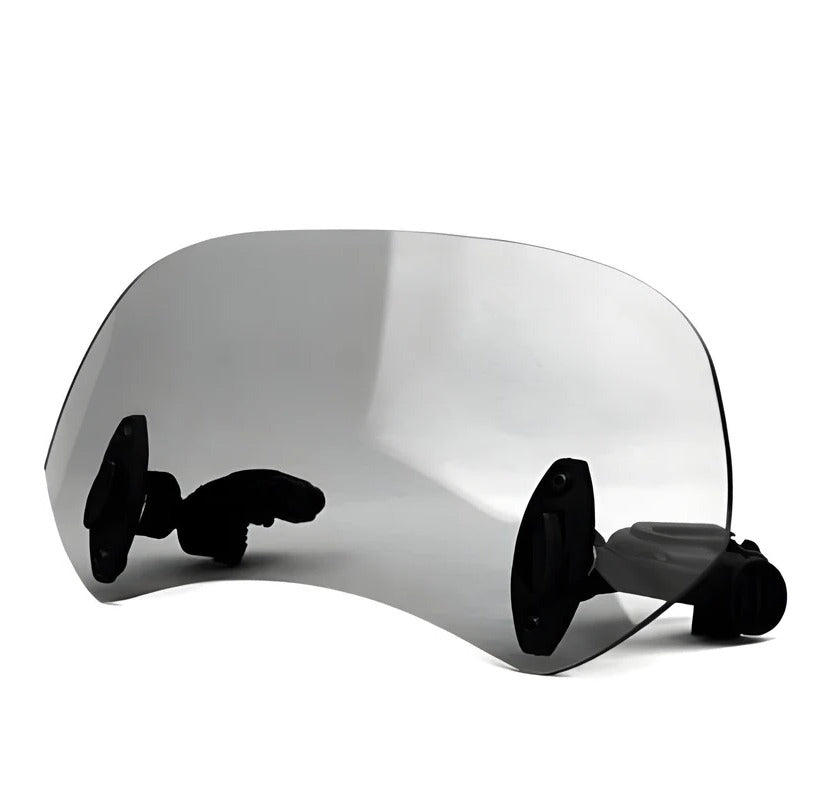 Versatile Motorcycle Wind Deflector with Easy Clamp Setup