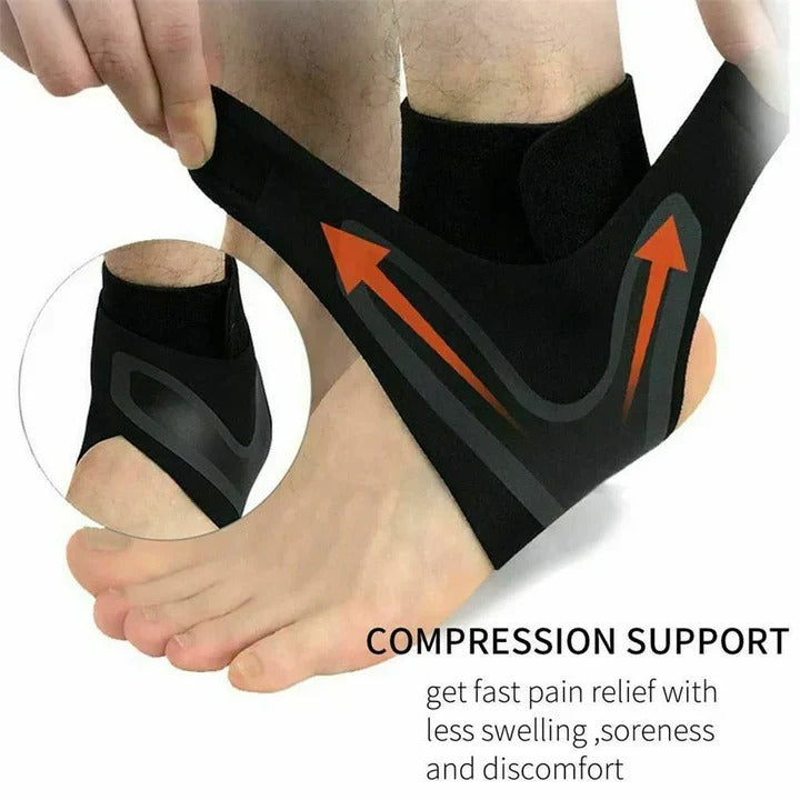 Versatile Ankle Stabilizer with Enhanced Compression Fit