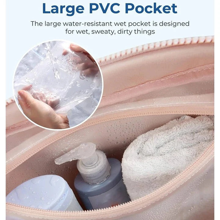 Chic Travel Cosmetic Organizer and Toiletry Bag