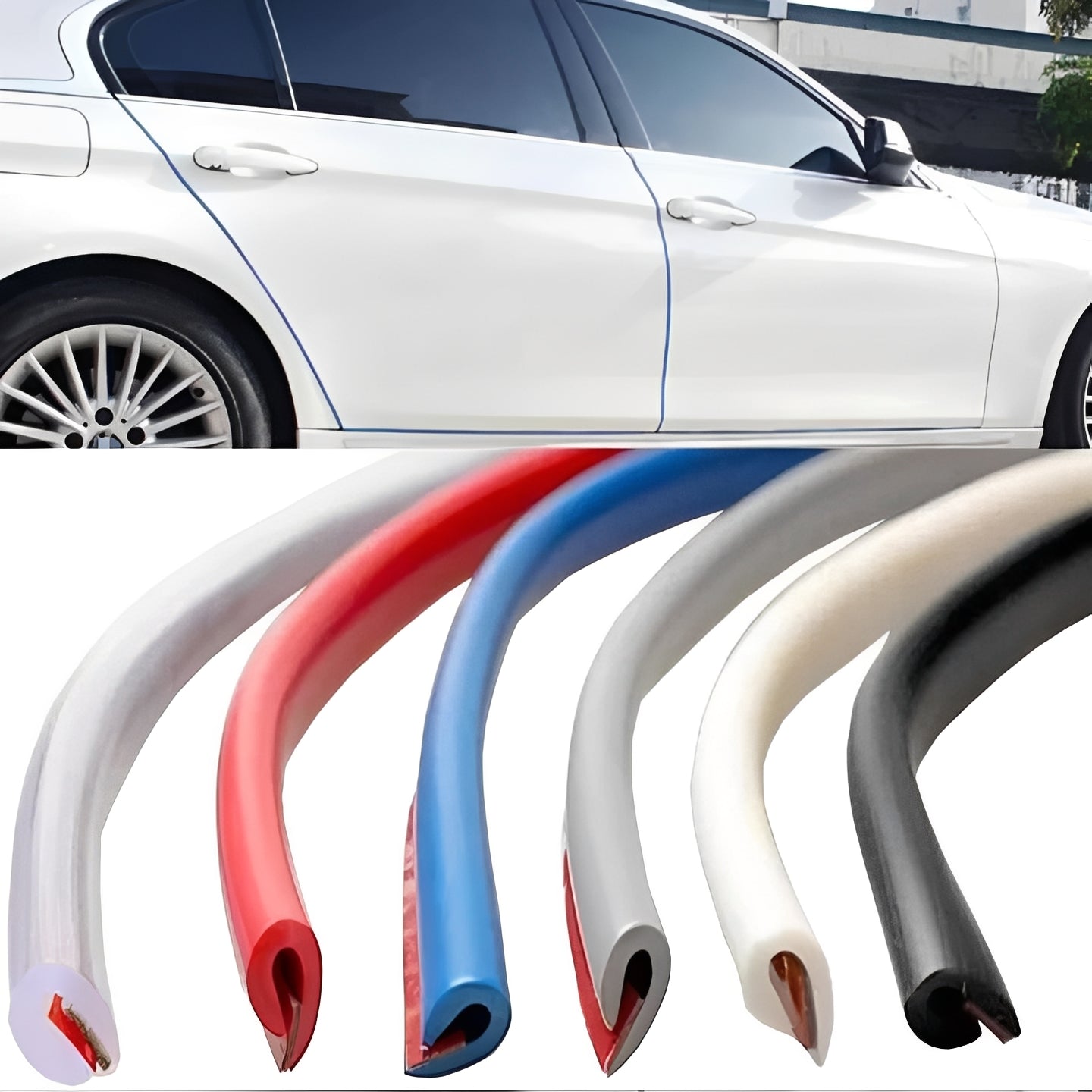 Versatile Vehicle Door Edge Guard Strip for All Cars