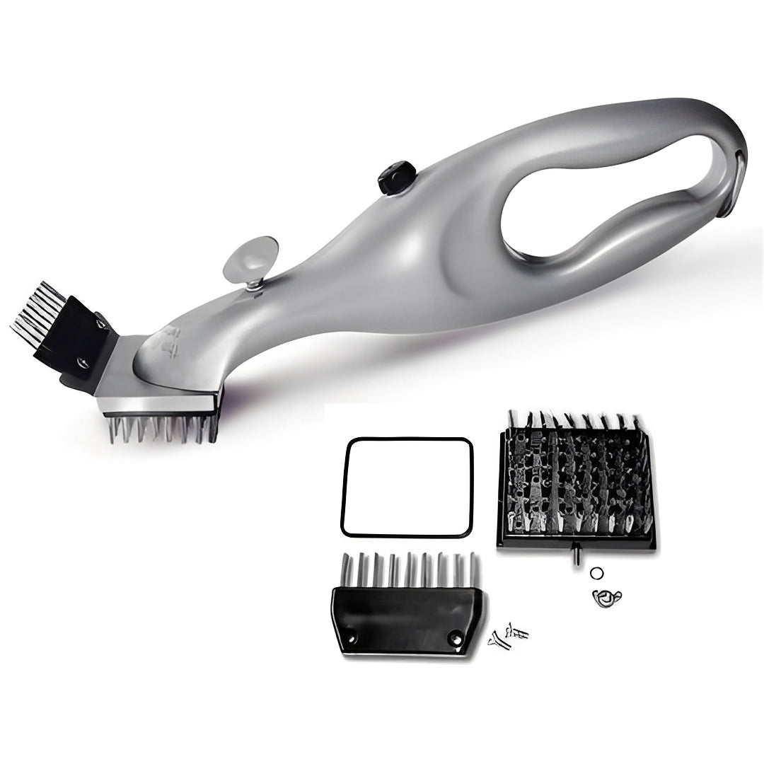 Steam-Assist Grill Cleaner Brush for Effortless BBQ Maintenance