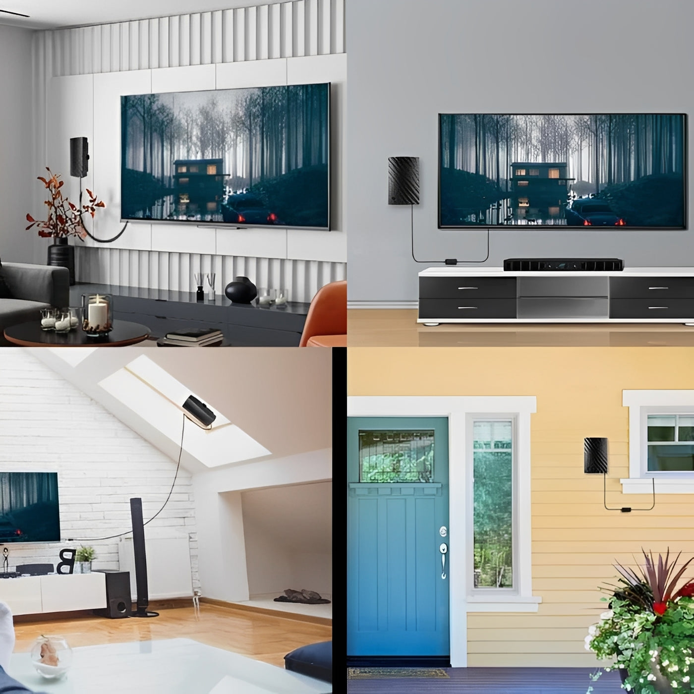 Ultra HD Indoor Antenna with Extended Range for 4K TV