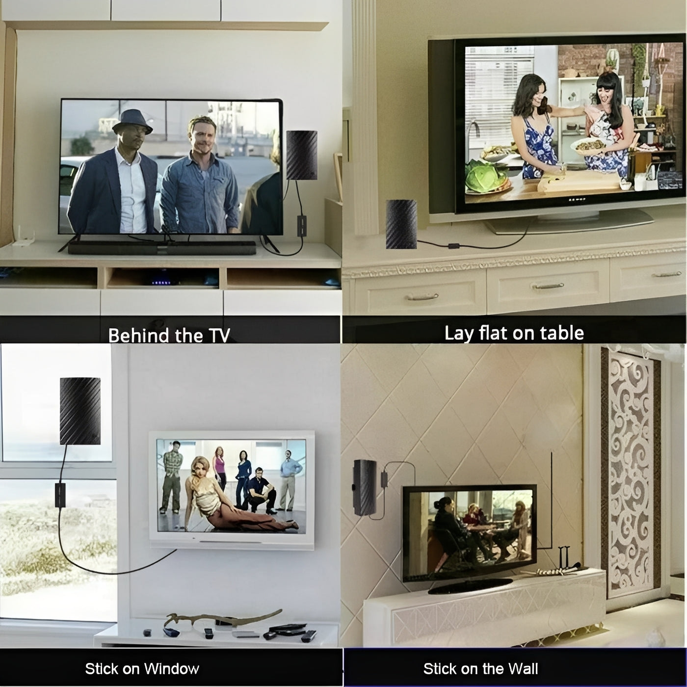 Ultra HD Indoor Antenna with Extended Range for 4K TV