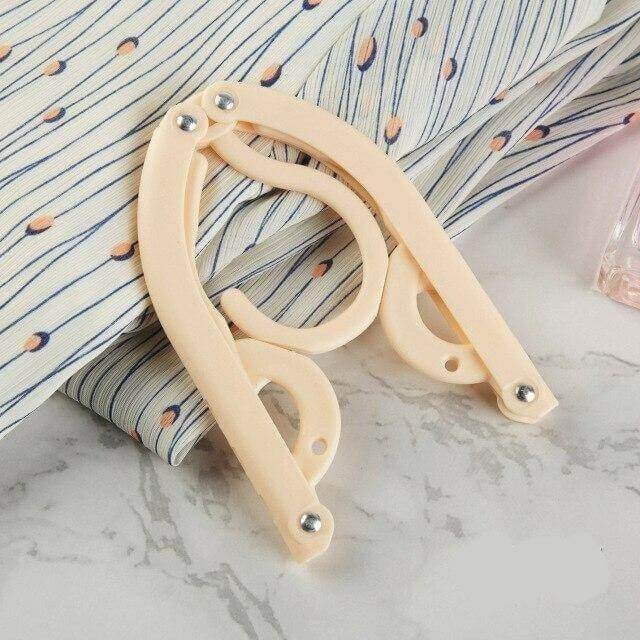 Compact Travel Clothes Hanger for Easy Packing