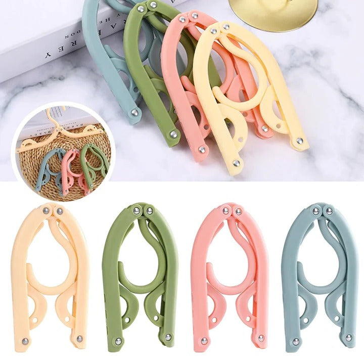 Compact Travel Clothes Hanger for Easy Packing