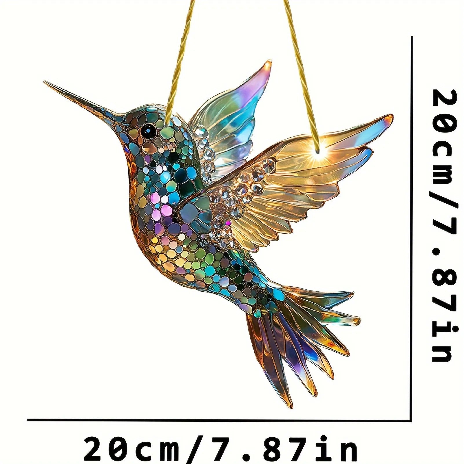 Vibrant Window Bird Prism: A Touch of Nature Indoors