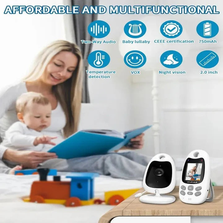 Smart Wireless Baby Monitor with Night Vision and Audio