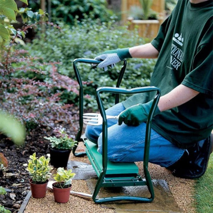 ErgoGardener Kneeling Pad and Seat with Support Handles