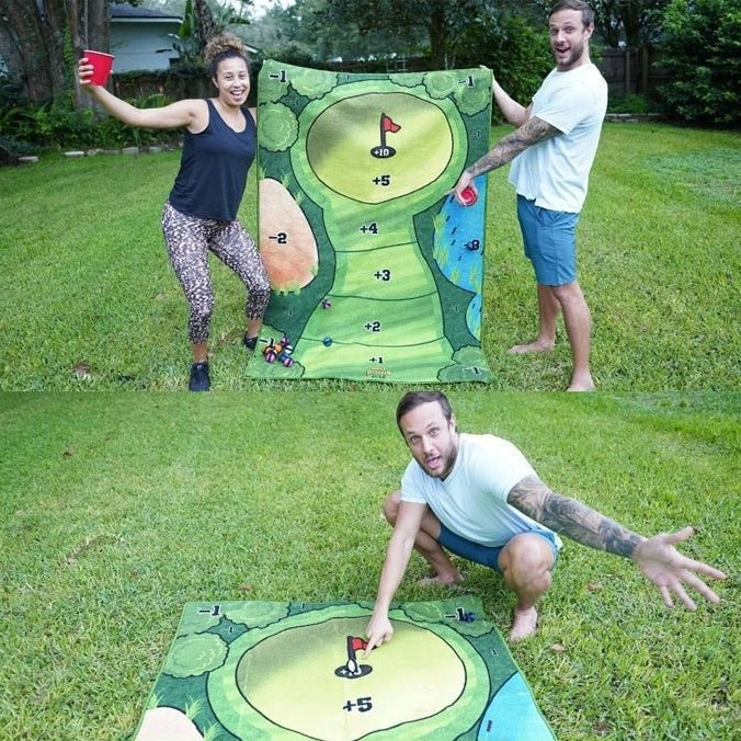 Engaging Target Toss Game for Skillful Swing Practice