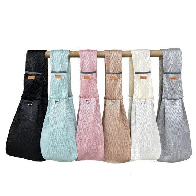 Comfortable Crossbody Pet Carrier with Safety Features