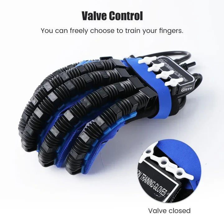 Air-Powered Hand Recovery Glove for Finger Flexibility