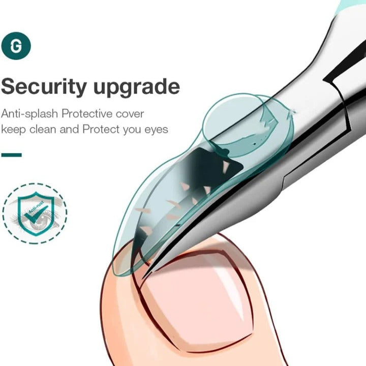 Precision Toenail Trimmer with Wide Jaw Design
