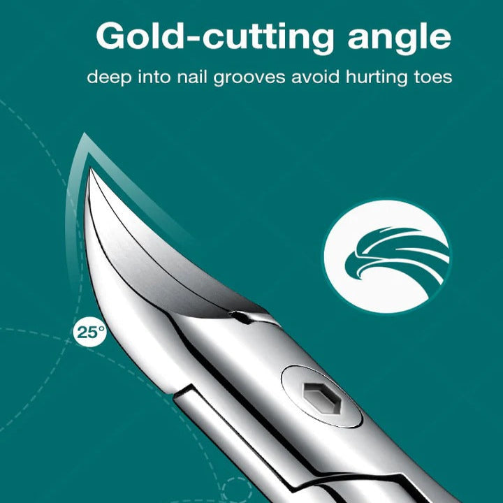 Precision Toenail Trimmer with Wide Jaw Design