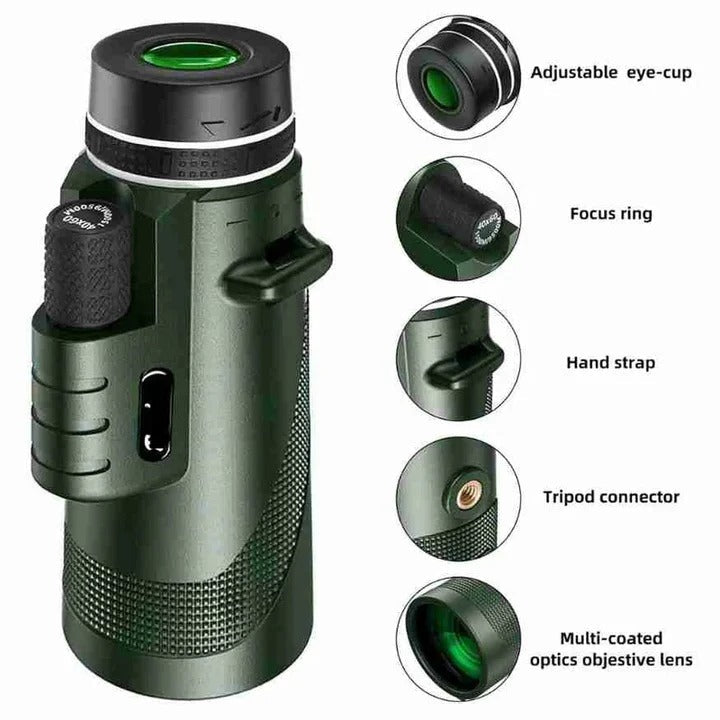 Lightweight Handheld Telescope for Nature Exploration