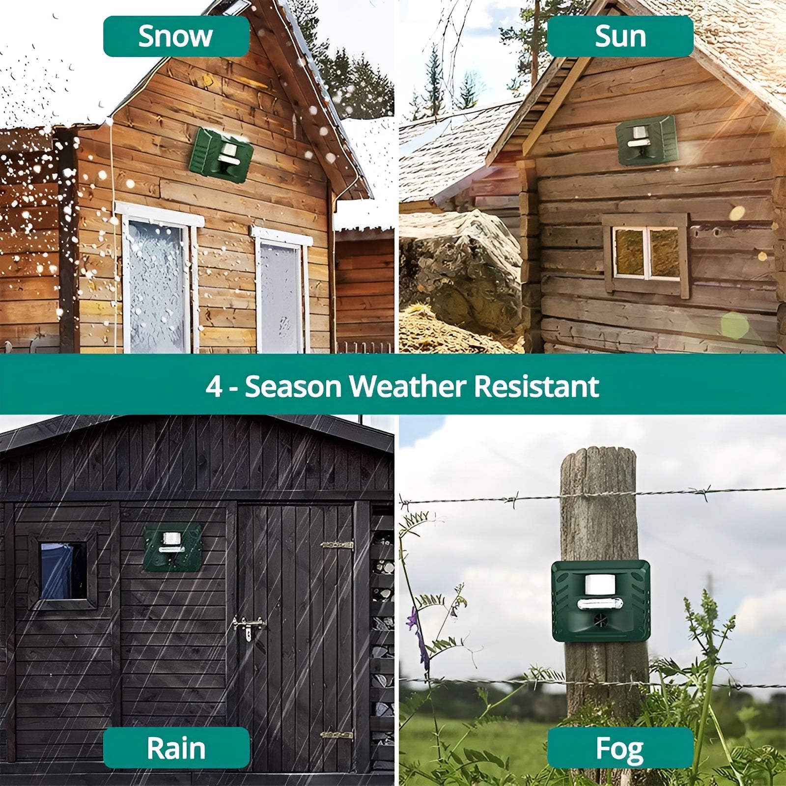Smart Ultrasonic Animal Repeller for Outdoor Spaces