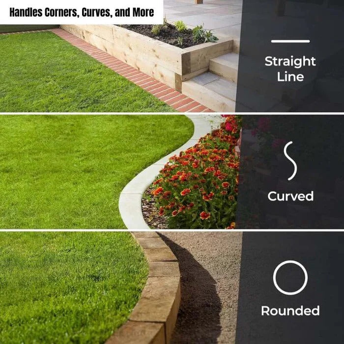 Adjustable Height Lawn Edger for Neat Garden Borders
