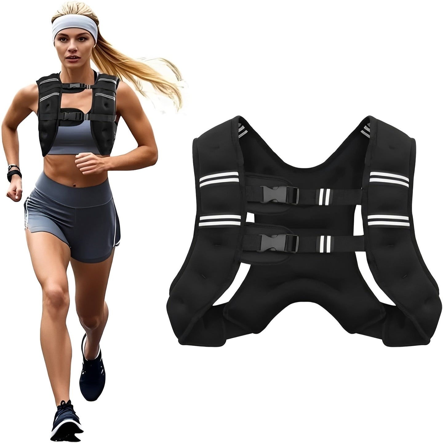 Enhanced Weighted Training Vest for Optimal Comfort and Safety