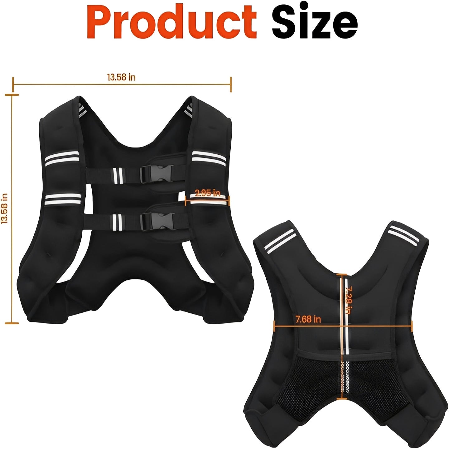 Enhanced Weighted Training Vest for Optimal Comfort and Safety