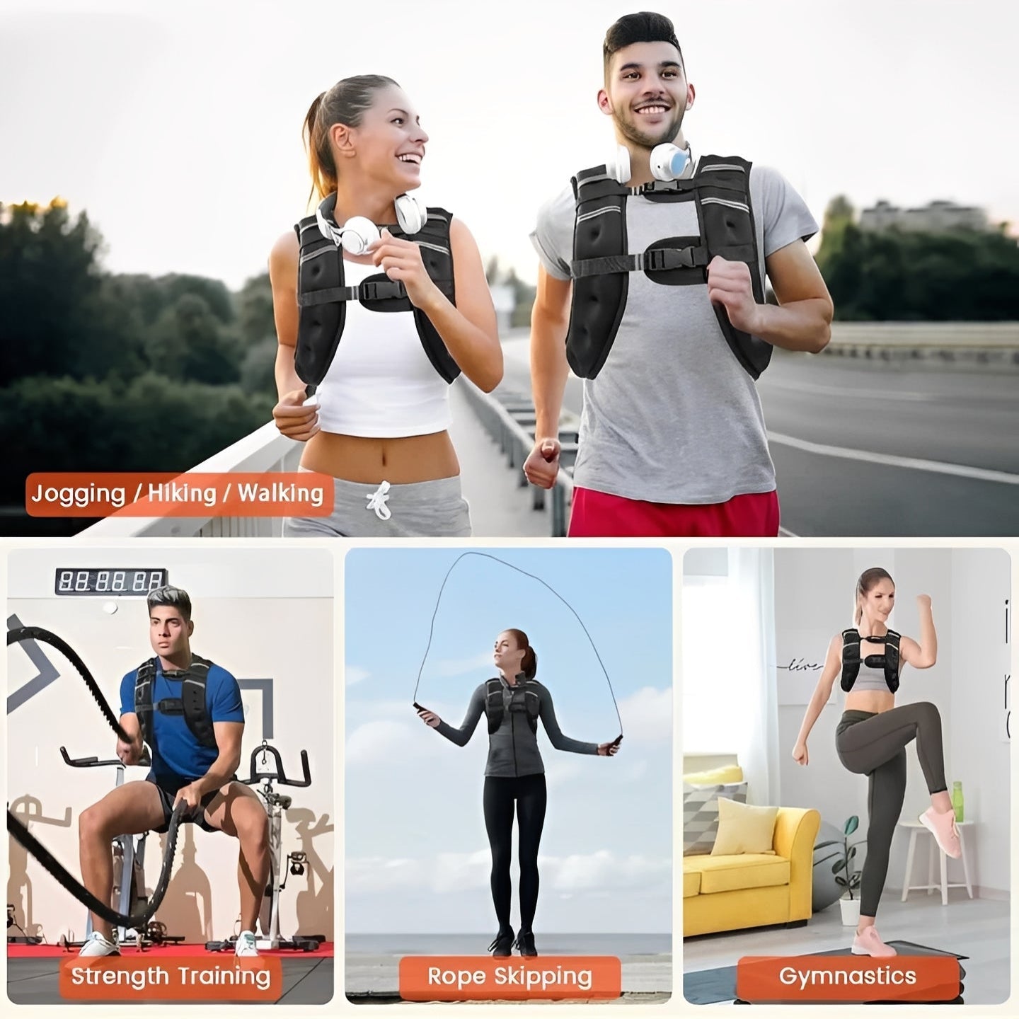 Enhanced Weighted Training Vest for Optimal Comfort and Safety