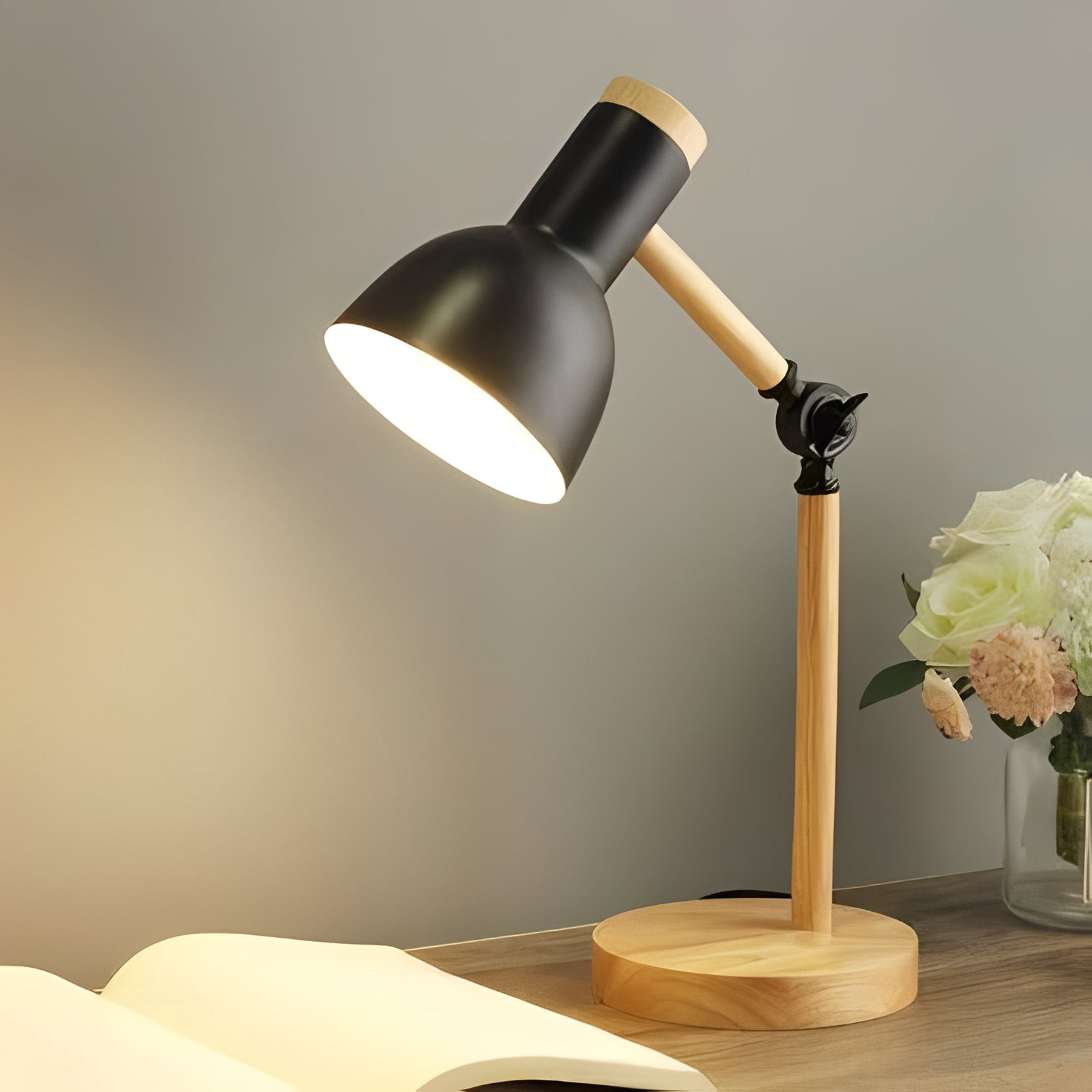 Versatile Adjustable Desk Lamp with Precision Light Control