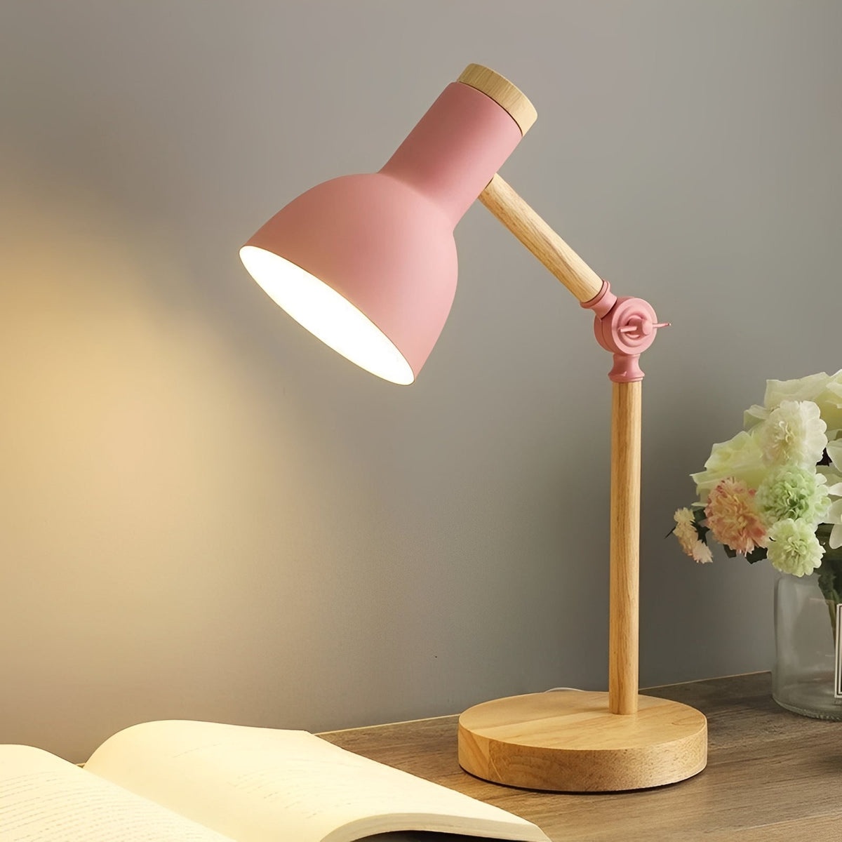 Versatile Adjustable Desk Lamp with Precision Light Control