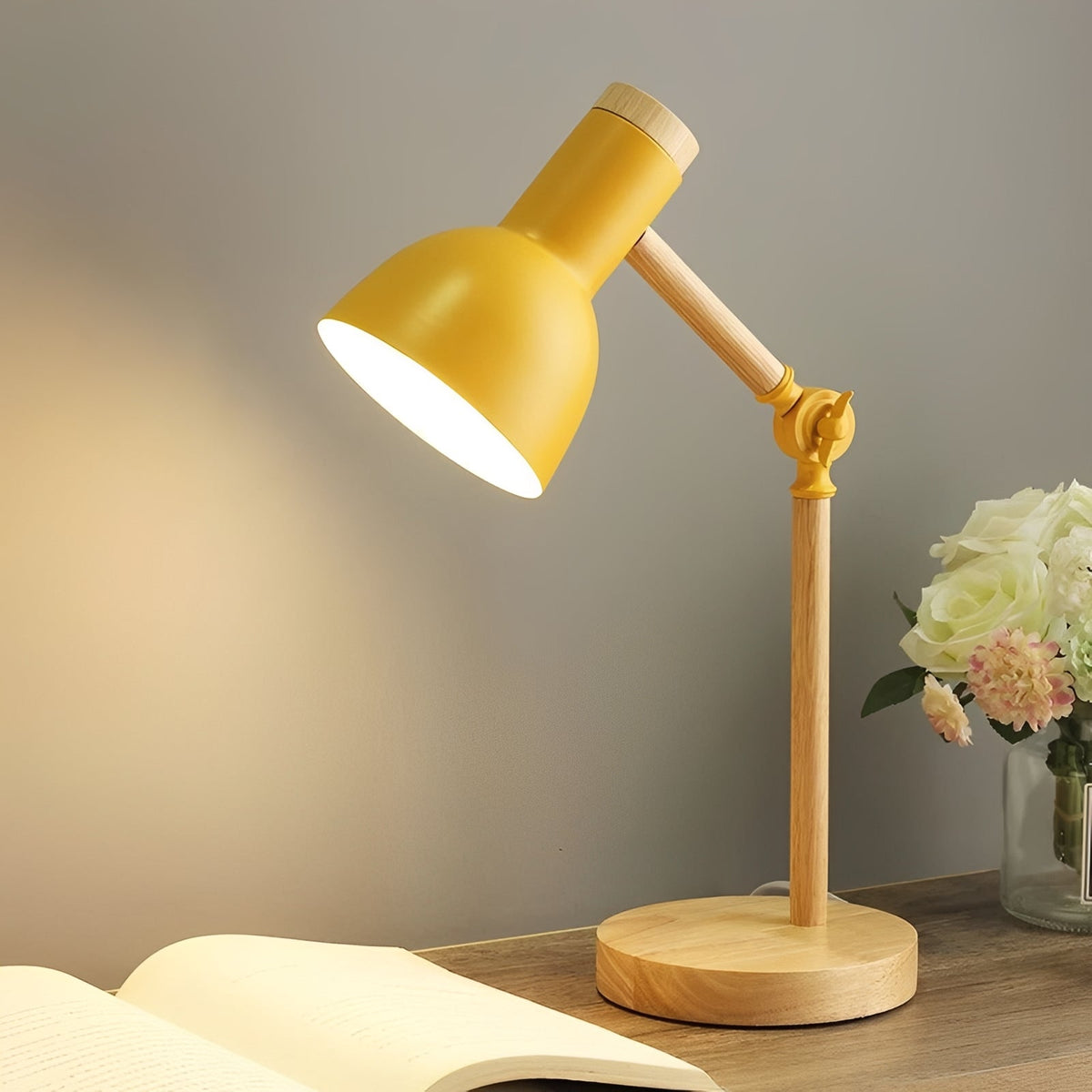 Versatile Adjustable Desk Lamp with Precision Light Control