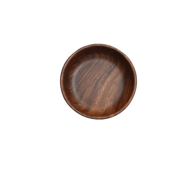 Elegant Walnut Serving Bowls - Set of 2 for Every Occasion