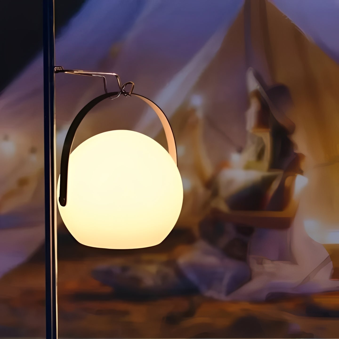 Versatile Rechargeable LED Table Lamp for Indoor and Outdoor Use