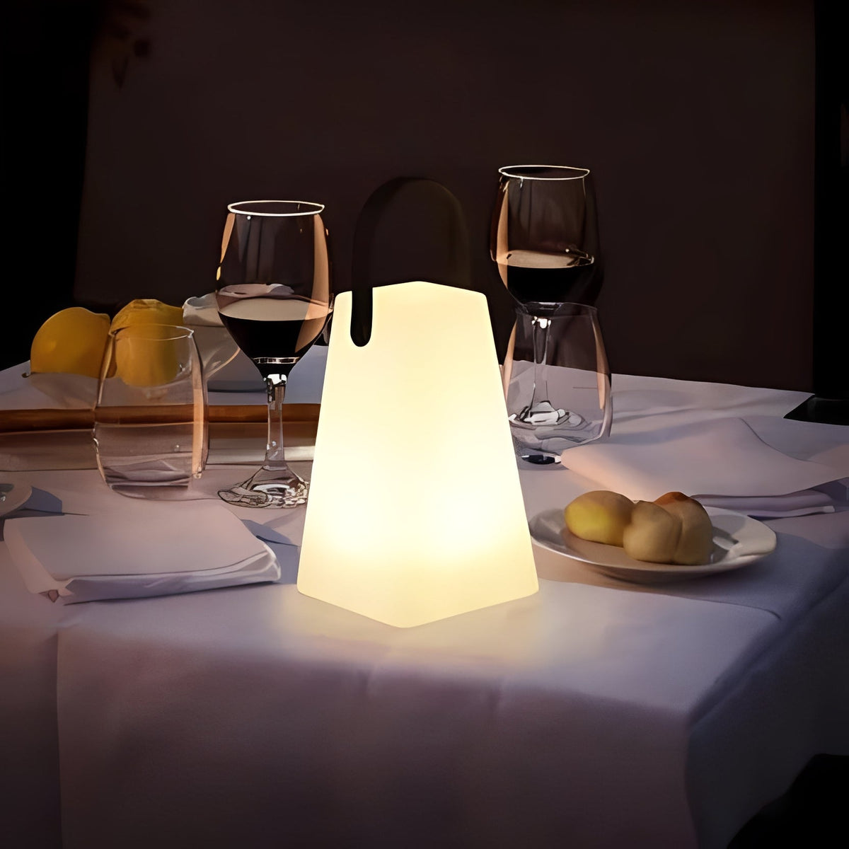 Versatile Rechargeable LED Table Lamp for Indoor and Outdoor Use