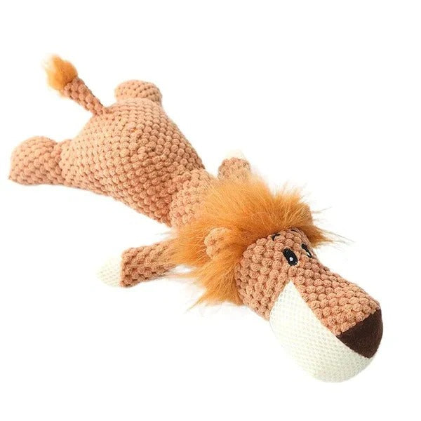 Tough Canvas Canine Chew Toy for Tugging and Fetching Fun