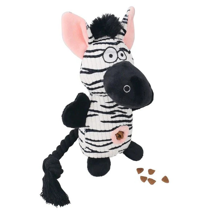 Tough Canvas Canine Chew Toy for Tugging and Fetching Fun