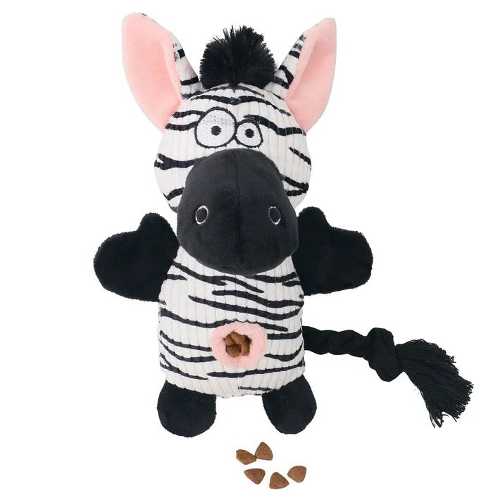 Tough Canvas Canine Chew Toy for Tugging and Fetching Fun