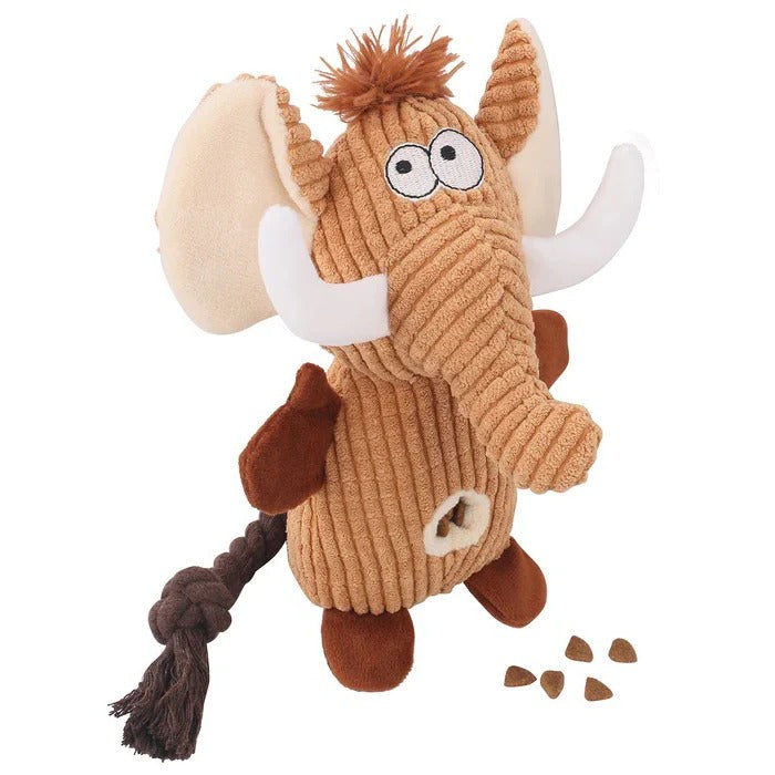 Tough Plush Chew Toy with Built-In Squeaker for Dogs