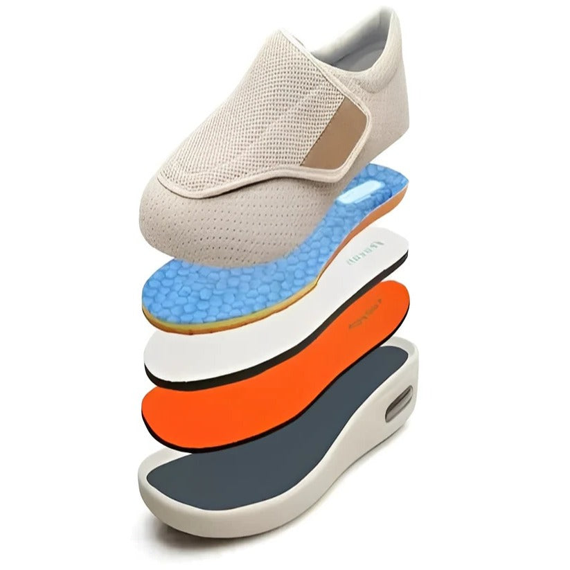 Comfort Fit Slip-On Walking Shoes with Memory Foam Support