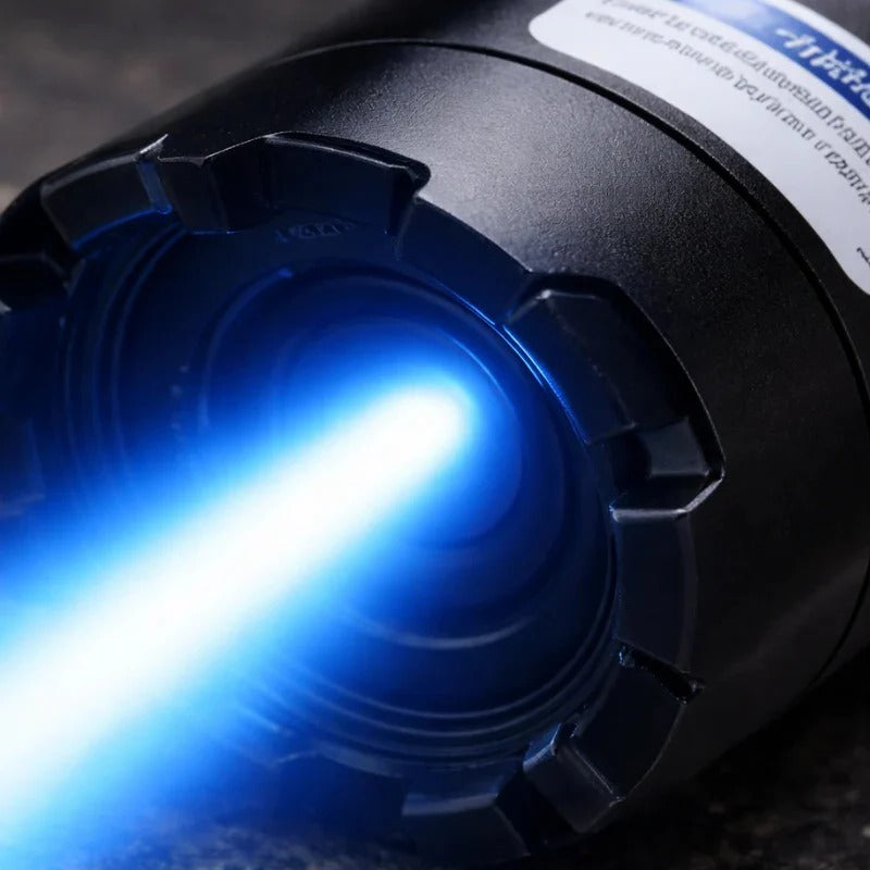 Rechargeable Laser Flashlight with Versatile Focus Options