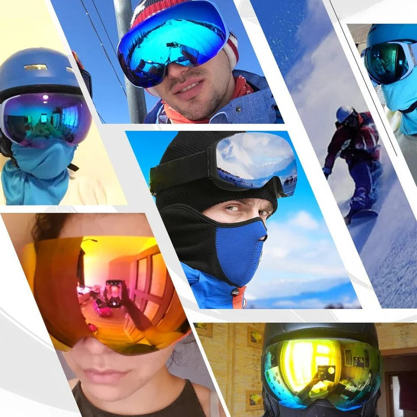 Versatile Snow Goggles with Quick-Swap Magnetic Lenses