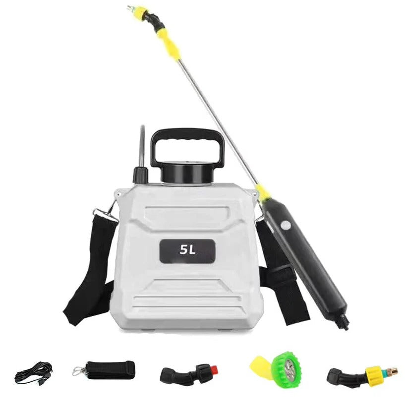 1.3-Gallon Cordless Garden Sprayer with Versatile Nozzle Options