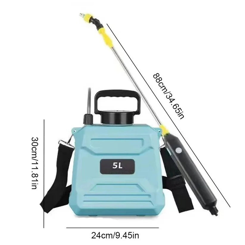 1.3-Gallon Cordless Garden Sprayer with Versatile Nozzle Options