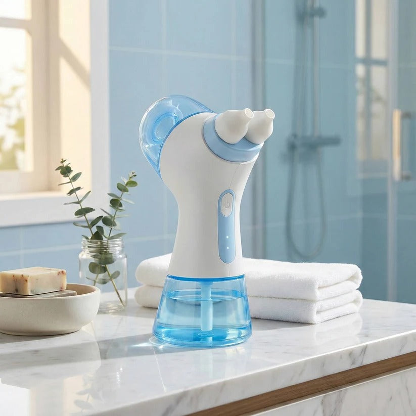 Rechargeable Dual-Action Nasal Rinse System for Instant Relief