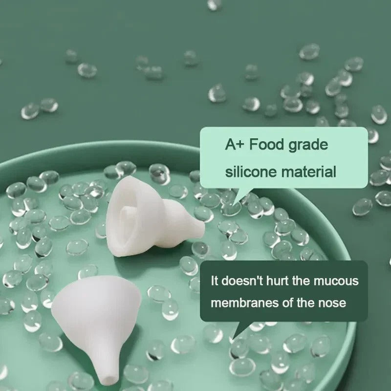 Portable Baby Nasal Cleaner with Dual Silicone Tips