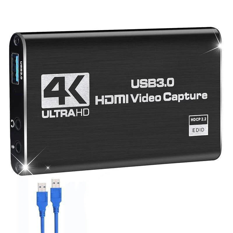 High-Definition 4K to 1080P Video Capture Adapter with USB 3.0