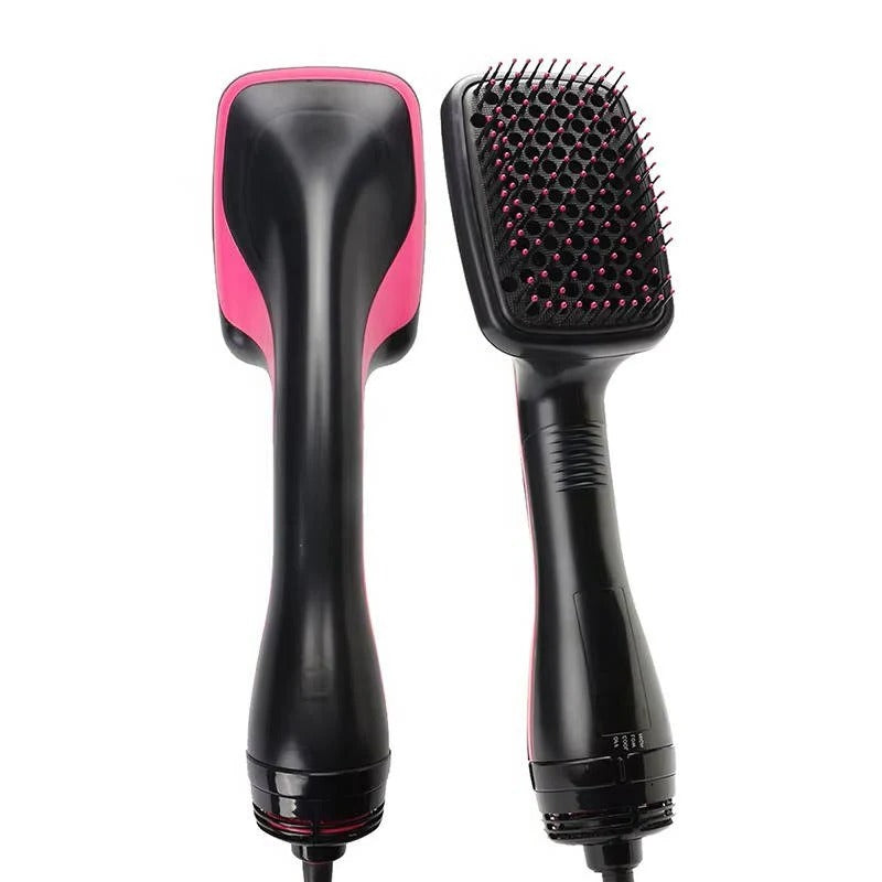 Effortless 1000W Paddle Hair Dryer Brush with 3 Heat Modes